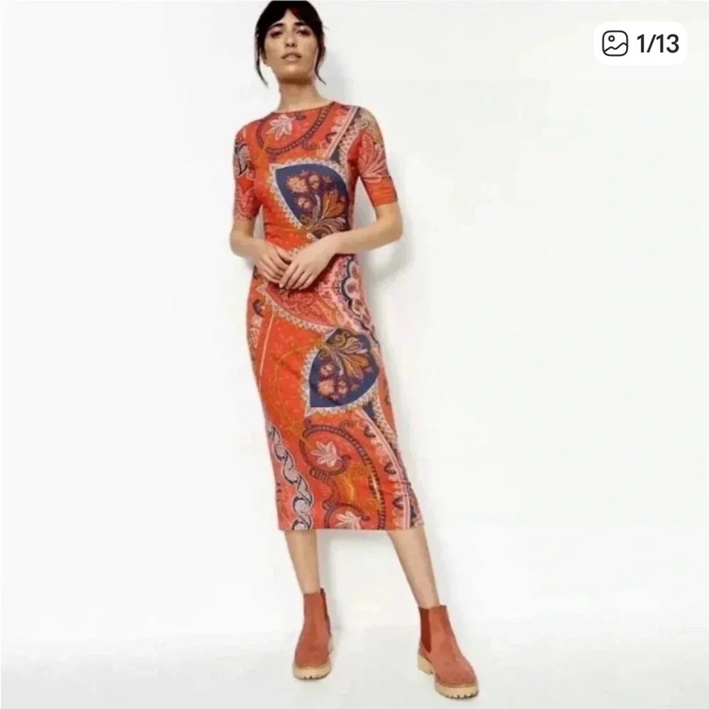 Anthropologie Farm Rio Midi Dress